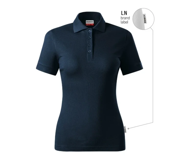 Dámske tričko Resist Heavy Polo Navy Blue 02 (štítok značky)