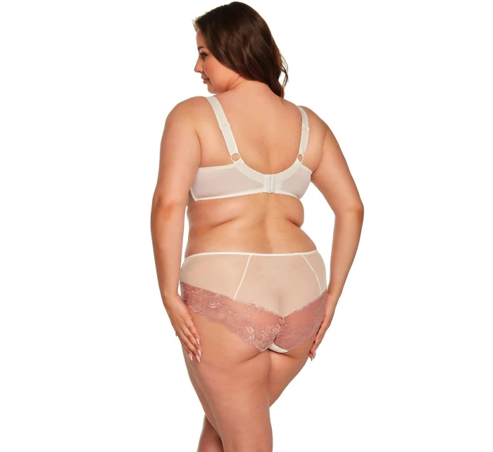 Maxi podprsenka BSM 1244 Ranita púdrovo ružová s ecru - Gaia Maxi podprsenka BSM 1244 Ranita púdrovo ružová s ecru - Gaia