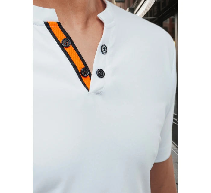 Pánské bílé polo tričko Dstreet model 21982850 - FashionStreet Pánské bílé polo tričko Dstreet model 21982850 - FashionStreet