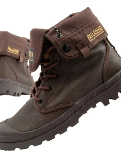 Palladium pánske športové topánky Baggy Coated členkové tenisky módne tmavohnedé