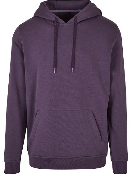 Build your Brand BY 011 Mikina s kapucňou z hrubej bavlny 56.0011 purple night Build your Brand BY 011 Mikina s kapucňou z hrubej bavlny 56.0011 purple night