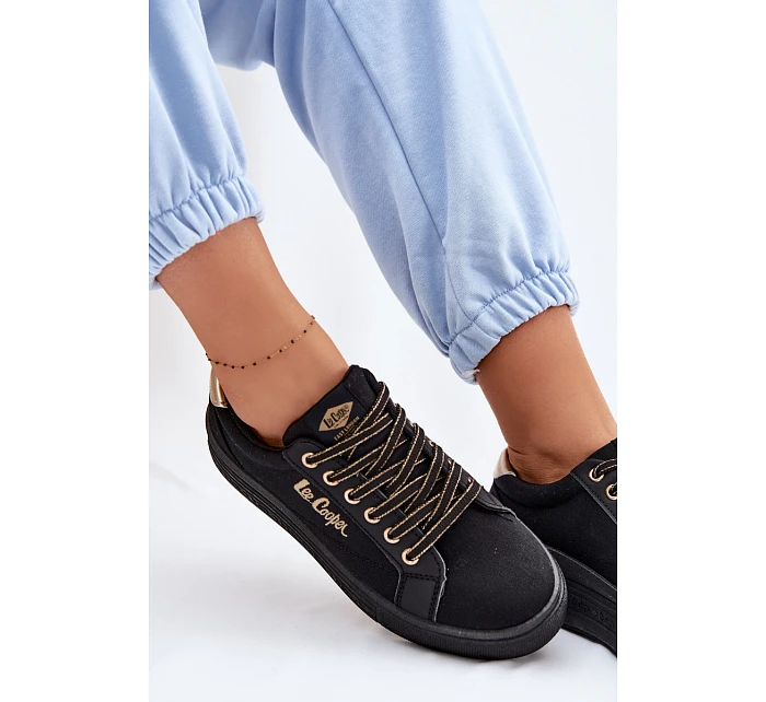 Dámské tenisky na platformě Lee Cooper LCW-26-44-4476 Černé