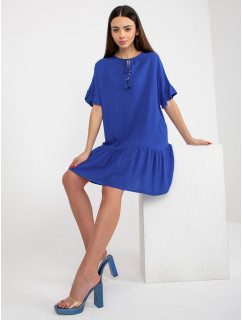 Dámske šaty D73761M30306B kobaltovo modré - FPrice