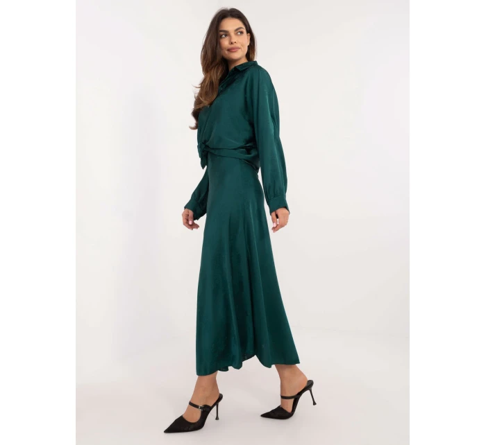 Sukňa DHJ SD 19293.67 tmavozelená