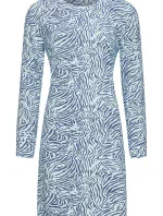 Dámska nočná košeľa 10232-160-2 modrá so vzorom - Pastunette