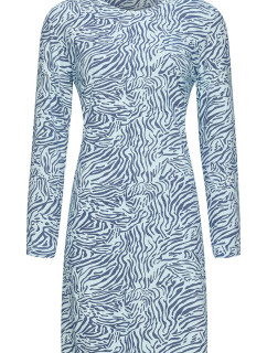 Dámska nočná košeľa 10232-160-2 modrá so vzorom - Pastunette