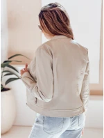 Dámska kožená bunda LOVEBIKER sivá FashionStreet TY5214