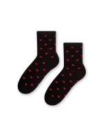 Dámské ponožky model 14559108 Srdce - Steven Dámské ponožky model 14559108 Srdce - Steven