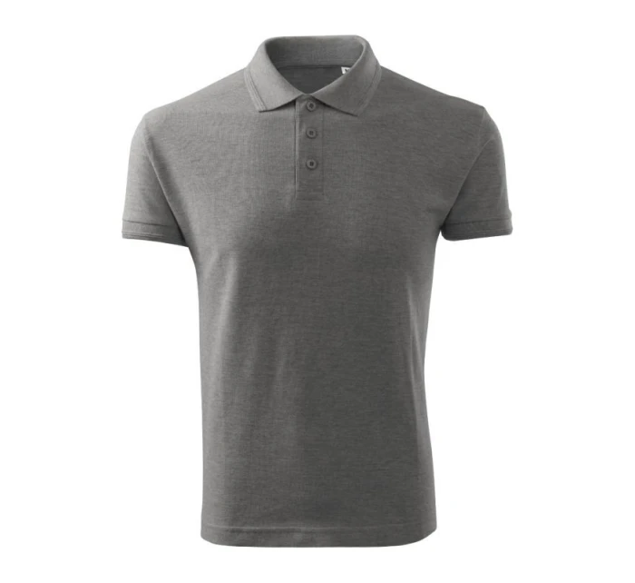 Pánske tričko Pique Polo Free (tmavosivé)