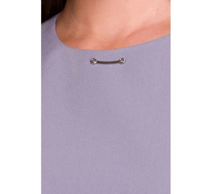 Šaty bez rukávů  šedá model 21154733 - STYLOVE