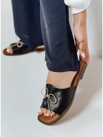 Dámské žabky s mašlí black Dstreet model 21984627 - FashionStreet