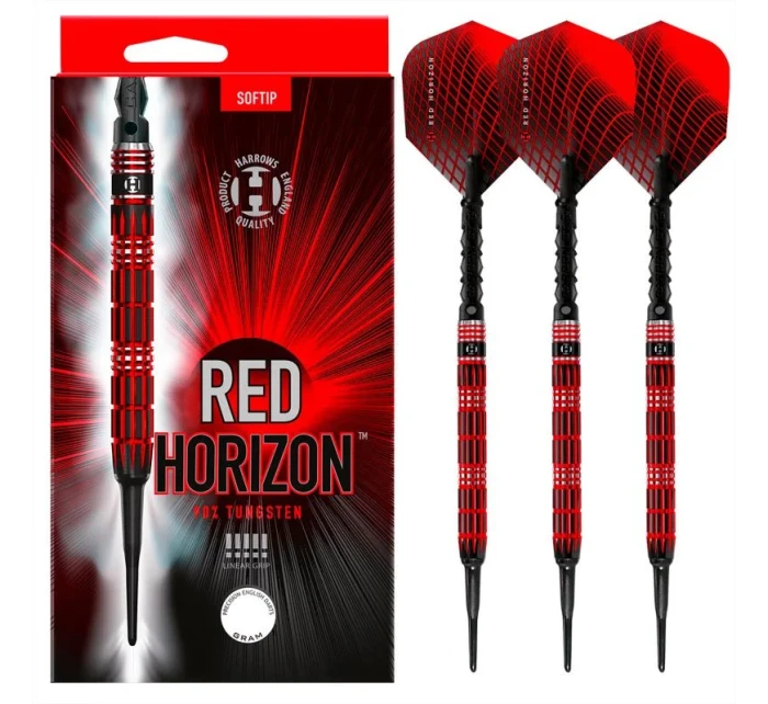 Šípky Harrows RED HORIZON 90% softip ImperialDiamond