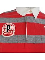 Pánske tričko Puma Polo red-grey 558241 09 pánske