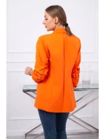 Bunda s klopami elegantná oranžová