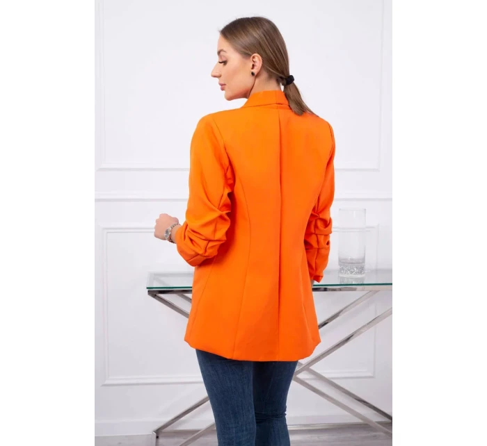 Bunda s klopami elegantná oranžová