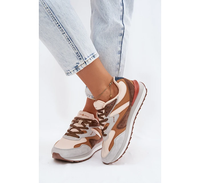 Dámské tenisky z semiše McArthur MA253W hnědé