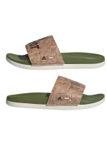 Dětské žabky / nazouváky Adilette Comfort Jr model 21080753 Zelená s hnědou - ADIDAS Dětské žabky / nazouváky Adilette Comfort Jr model 21080753 Zelená s hnědou - ADIDAS