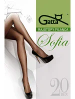 Dámske pančuchy Sofia black super - GATTA