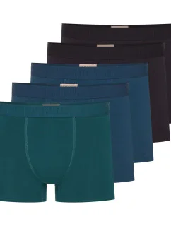 Pánske boxerky 5 Pack 42705 Solid - HENDERSON