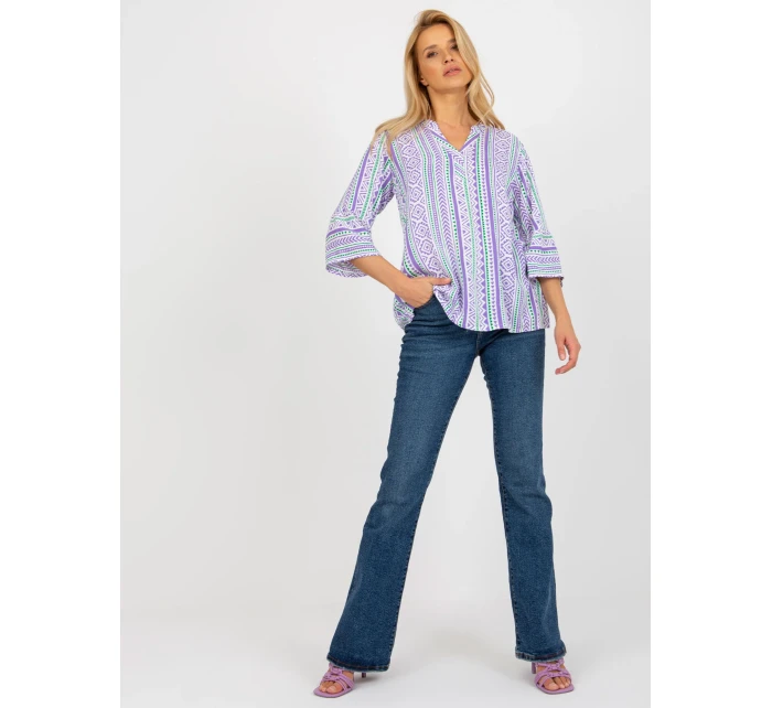 Dámska blúzka D73771M11062C fialová - FPrice Dámska blúzka D73771M11062C fialová - FPrice