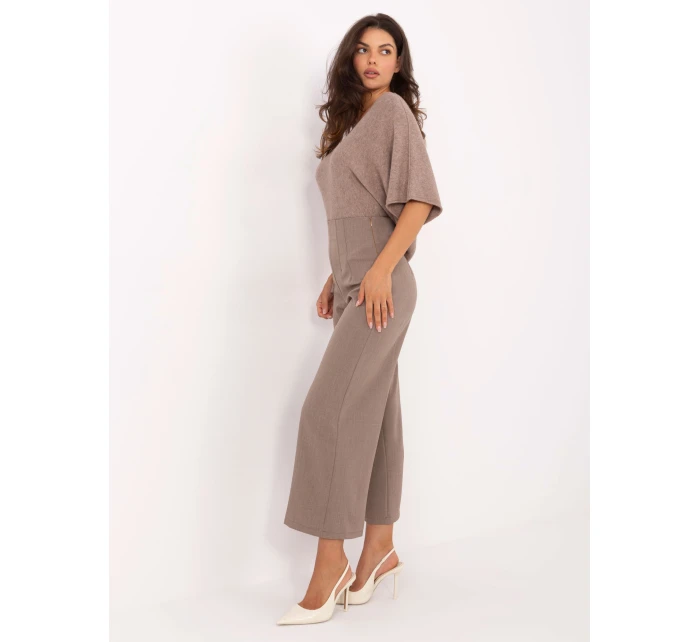 Spodnie IT SP model 21302489 ciemny bezowy - FPrice