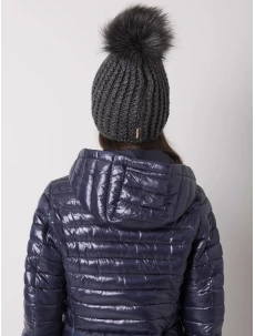 Dámska čiapka 17 tmavo šedá