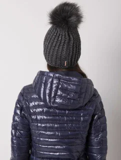 Dámska čiapka 17 tmavo šedá