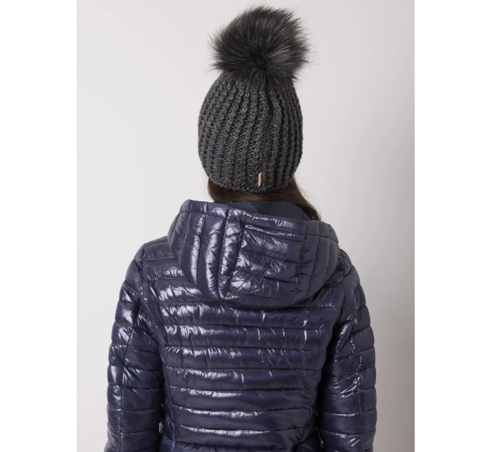 Dámska čiapka 17 tmavo šedá