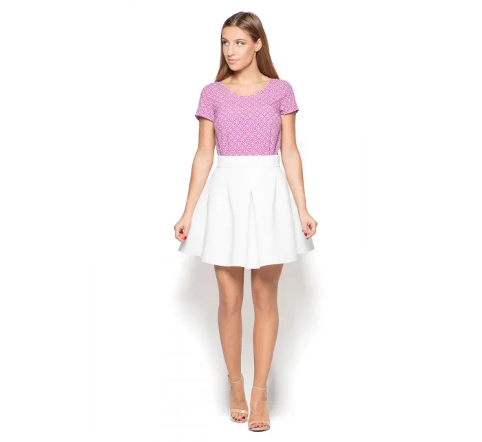 Dámská halenka  s bílou vzor  model 20973267 - Katrus