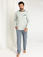 Regina 484 long/r M-XL Z25/26 pánske pyžamo