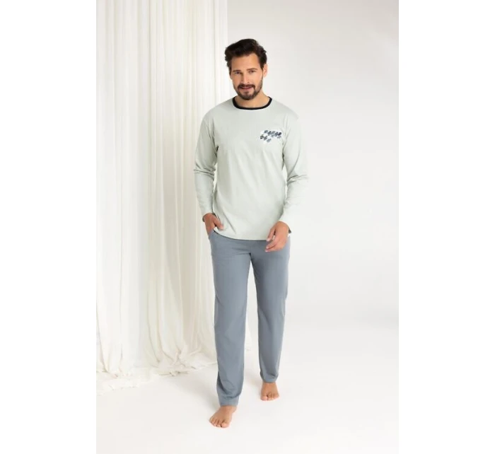 Pyžamo model 21236436 long/r MXL pánské - Regina