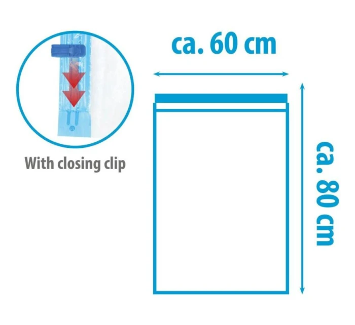 Vak na oblečenie, posteľnú bielizeň 60x80cm ALPINA
