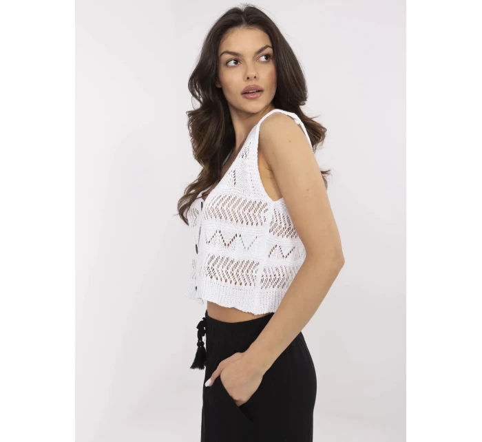 Jumper D93076J90849A biely