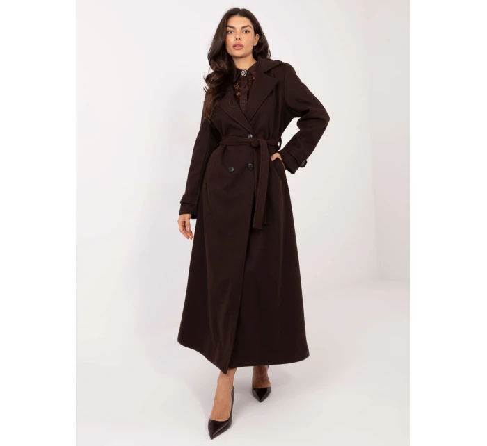 Płaszcz IT PL model 21795582 ciemny brązowy - FPrice