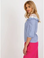 Bluzka LK BZ model 18605120 biało niebieski - FPrice