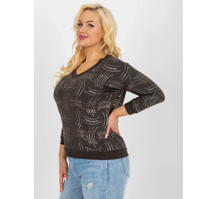 Blúzka RV BZ 8514.04P tmavá khaki Blúzka RV BZ 8514.04P tmavá khaki