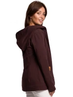 Blejzr s kapucí z úpletu černý model 15105755 - BeWear Blejzr s kapucí z úpletu černý model 15105755 - BeWear