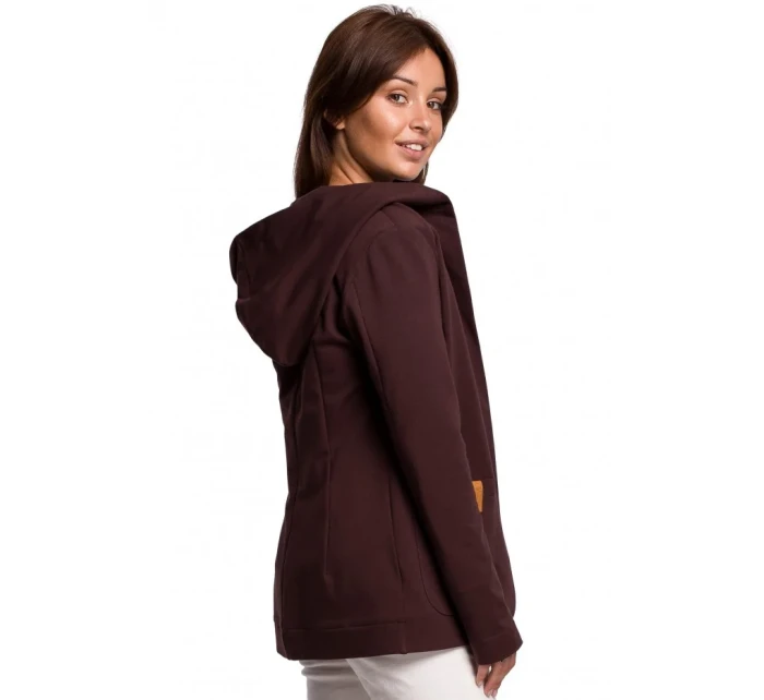 Blejzr s kapucí z úpletu černý model 15105755 - BeWear Blejzr s kapucí z úpletu černý model 15105755 - BeWear