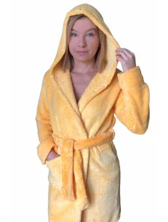 Dámsky župan 5083 žltý - CoCoon