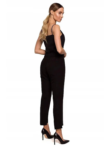 Dámské společenské kalhoty model 20530200 černé - Moe Dámské společenské kalhoty model 20530200 černé - Moe