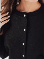 Dámsky sveter na zips SELINA čierny FashionStreet MY2512