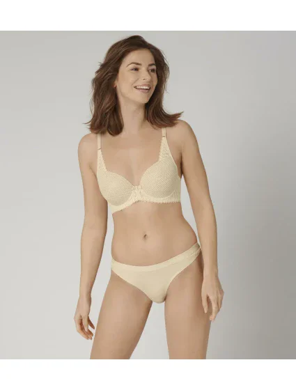 Dámské tanga Aura Spotlight High Leg string krémová - Triumph Dámské tanga Aura Spotlight High Leg string krémová - Triumph