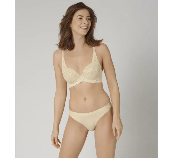 Dámské tanga Aura Spotlight High Leg string krémová - Triumph Dámské tanga Aura Spotlight High Leg string krémová - Triumph