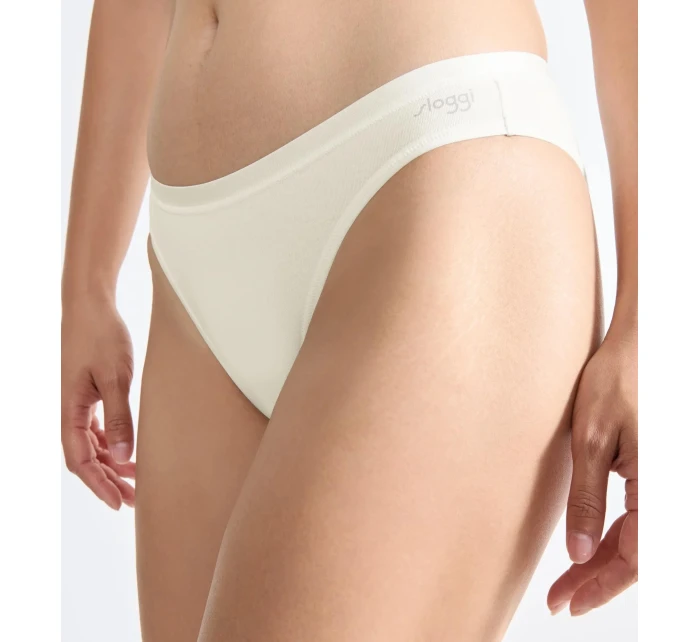 Dámske bavlnené nohavičky GO Daily Mini 3P - WHITE - biela 00GZ - SLOGGI