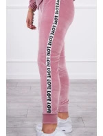 Love model 21753124 set tmavě pudrově růžový - K-Fashion