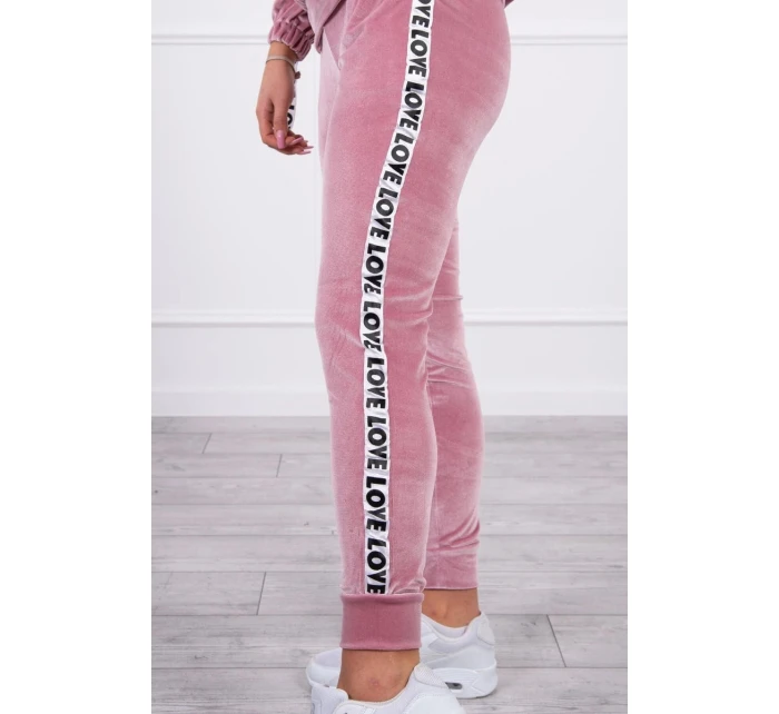 Love model 21753124 set tmavě pudrově růžový - K-Fashion