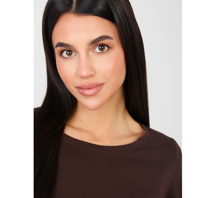 Blúzka RV BZ A1093.77 tmavohnedá