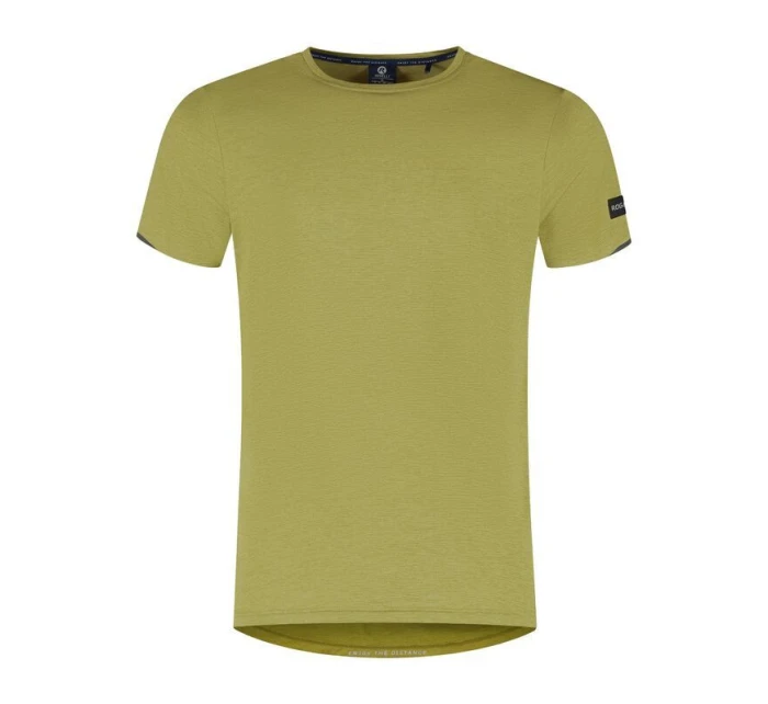 Bežecké tričko Rogelli DISTANCE mustard 3XL
