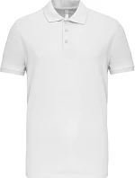 Kariban K 239 Pánske elastické polo tričko z piké 20.K239 biele