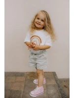 Dziecięce Wysokie Trampki Różowe Mona Dziecięce Wysokie Trampki Różowe Mona